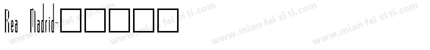 Rea Madrid字体转换